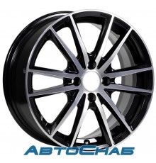 Диск 6.5x16 4x100 ET48 D54.1 X'trike X-129 BK/FP